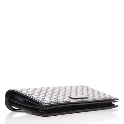 Gucci Microguccissima Crossbody Wallet Black 4 of 9