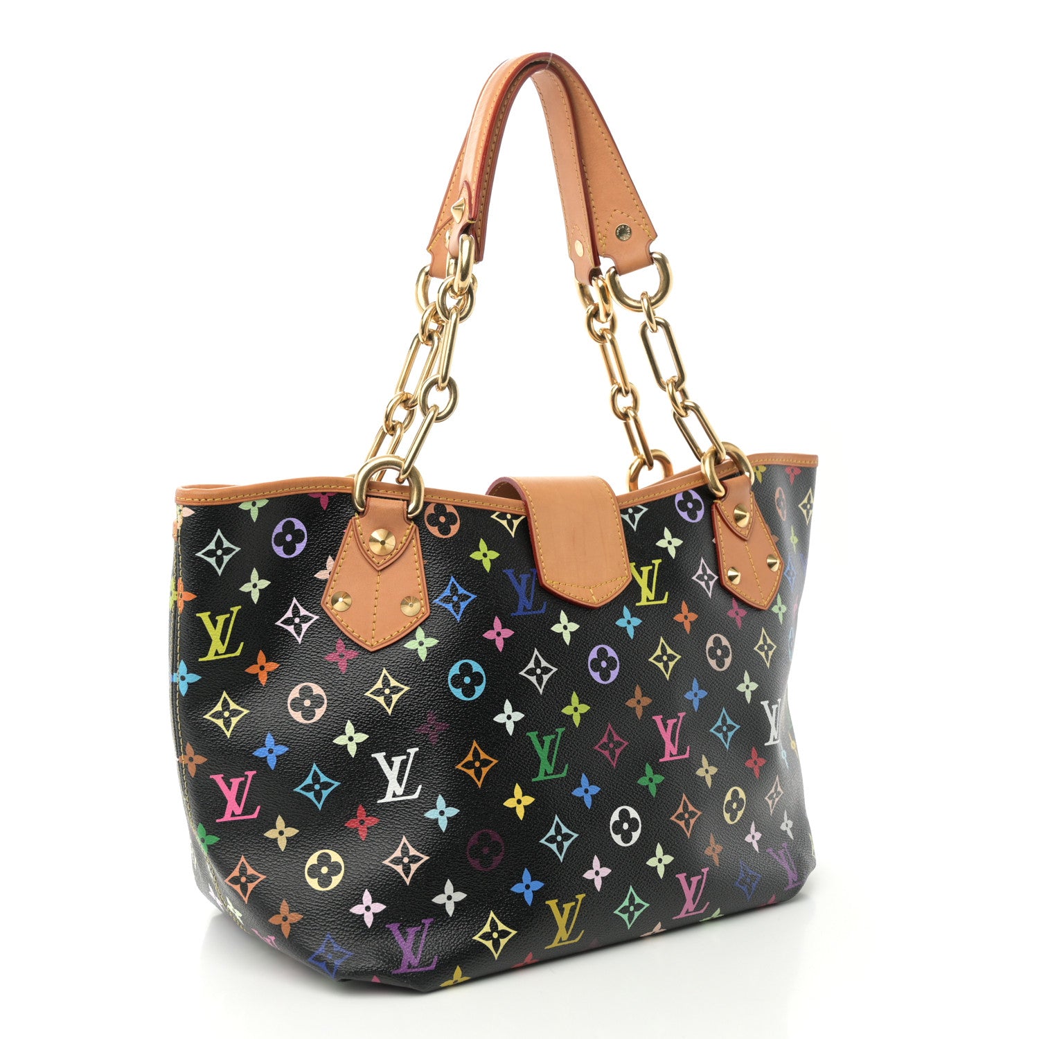 Louis Vuitton Monogram Multicolor Annie GM Black 3 of 10
