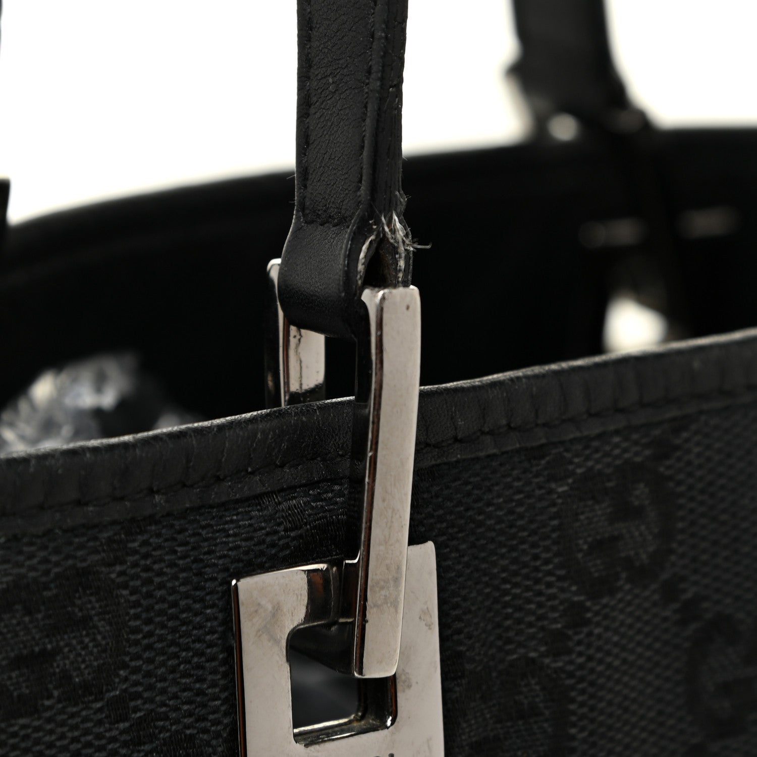 Gucci Monogram Small Bucket Tote Black 22 of 22