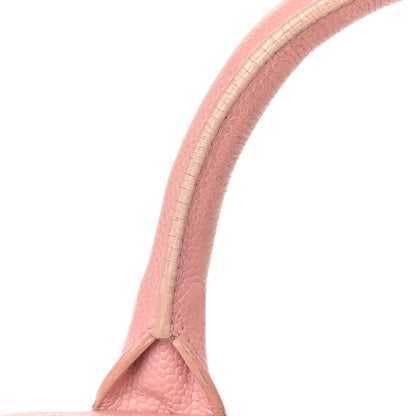 Chanel Caviar Quilted Small Bowler Pink 16 of 24