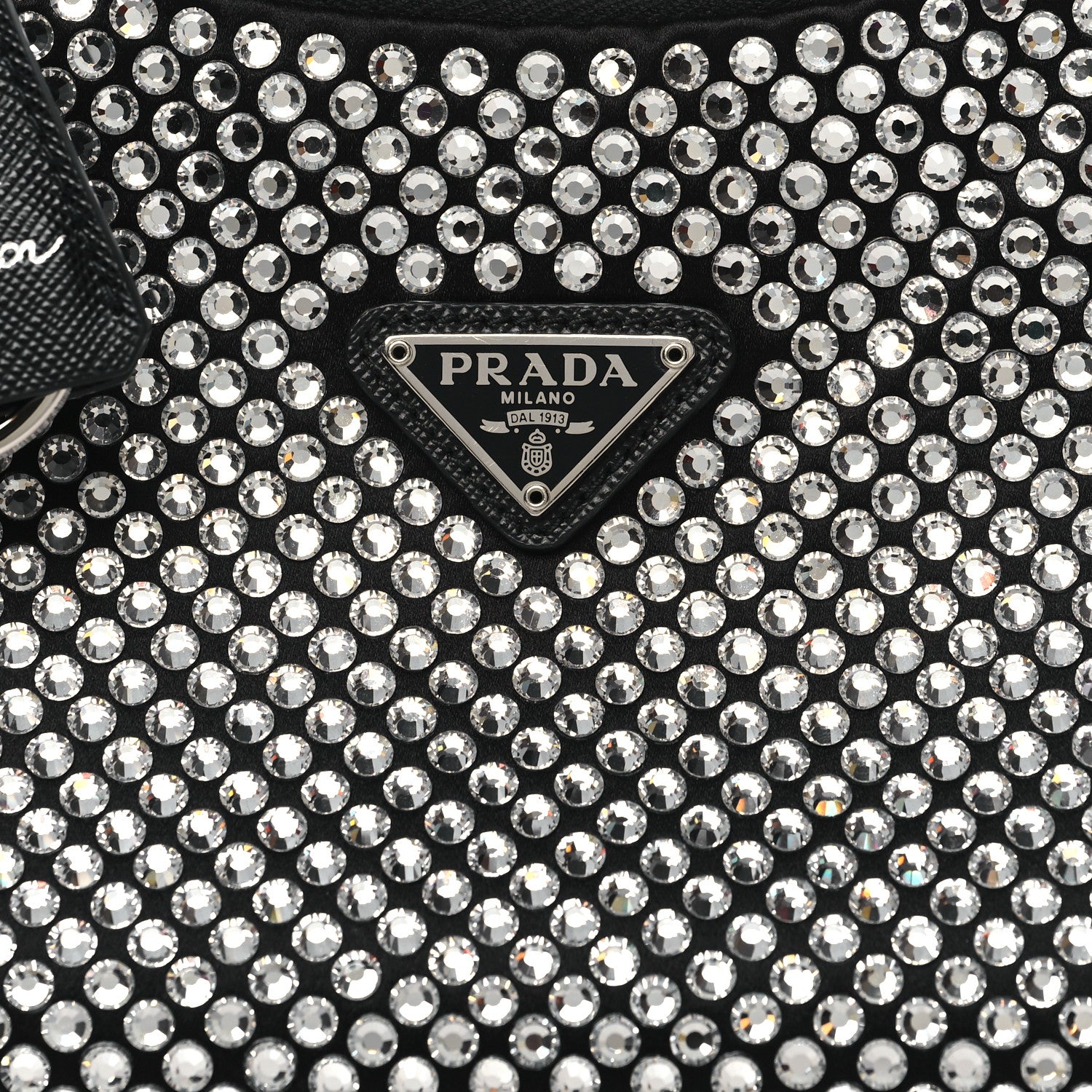 Prada Satin Crystal Mini Re-Edition 2000 Bag Cristal 8 of 11