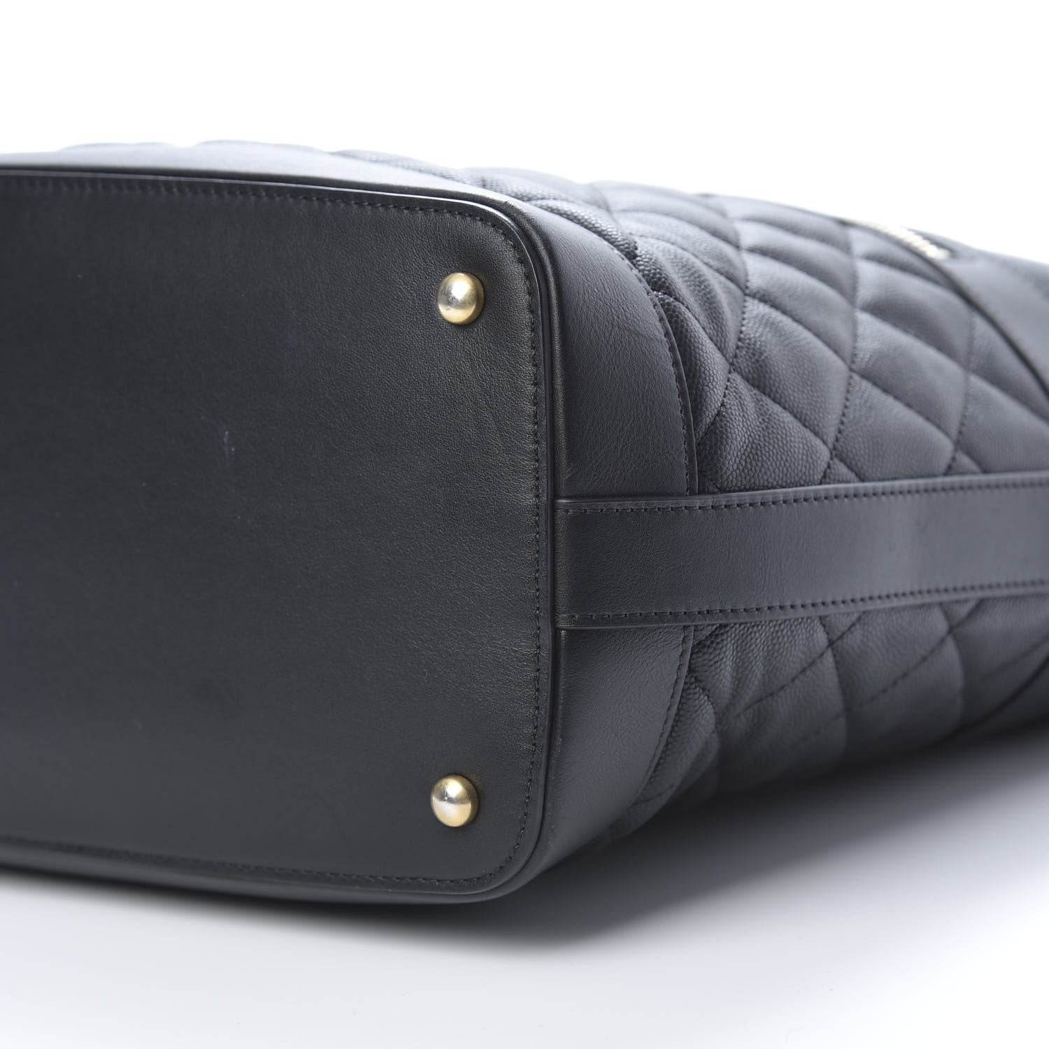 Chanel Grained Calfskin Quilted Casual Style Hobo Black 10 of 10