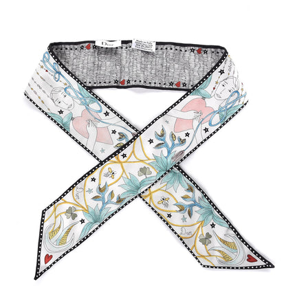 Christian Dior Silk L'Amoureux Mitzah Scarf 1 of 4