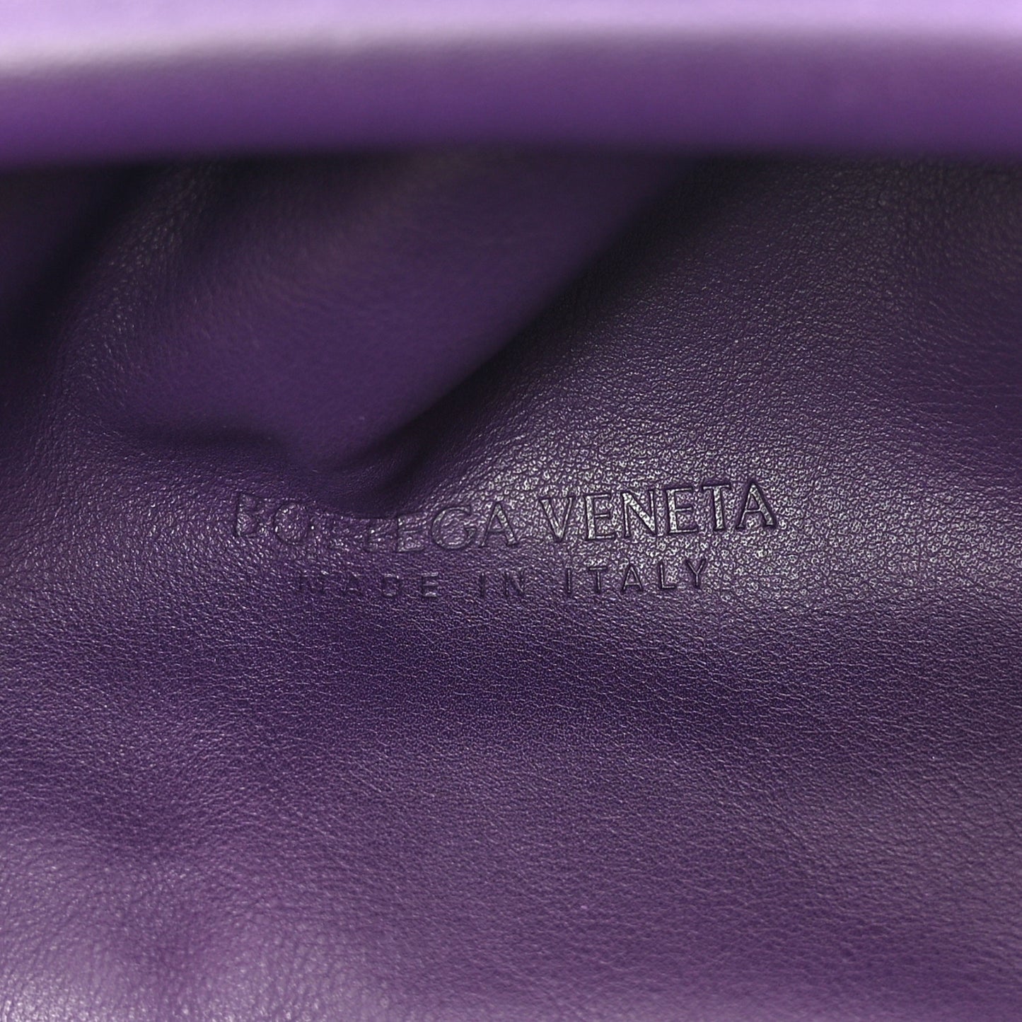 Smooth Butter Calf The Pouch Oversized Clutch Raisin