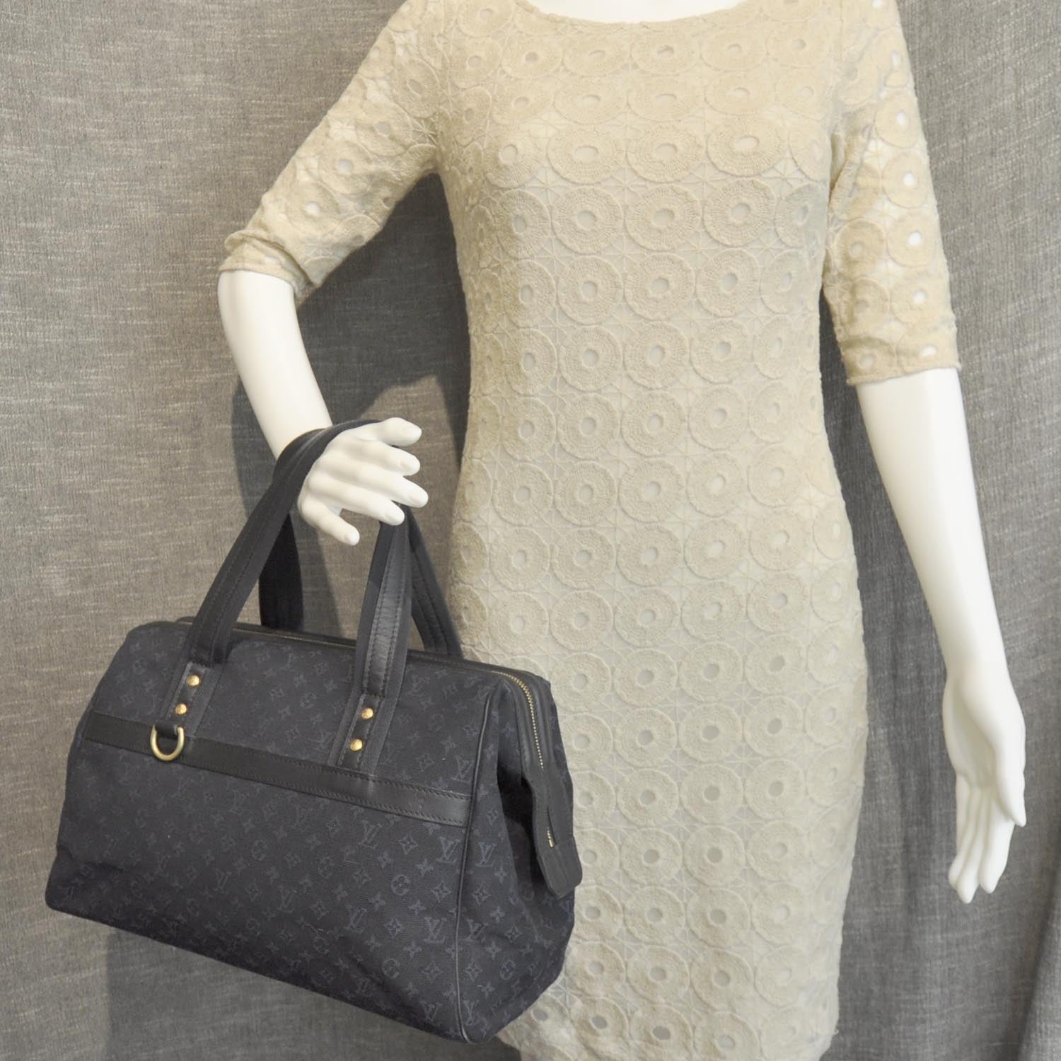 Louis Vuitton Mini Monogram Josephine GM Blue 2 of 5
