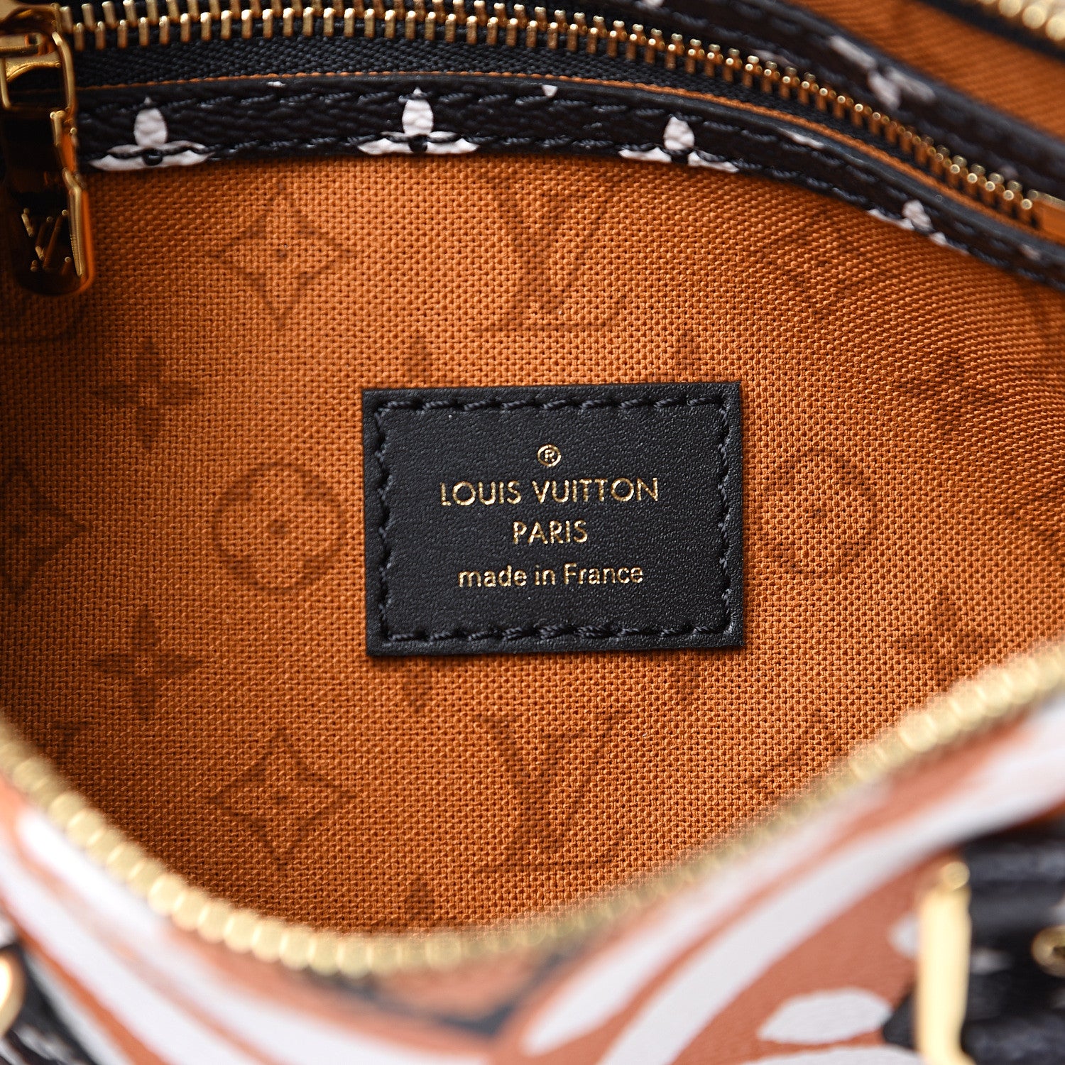 Louis Vuitton Monogram Giant Crafty Speedy Bandouliere 25 Creme Caramel 5 of 7