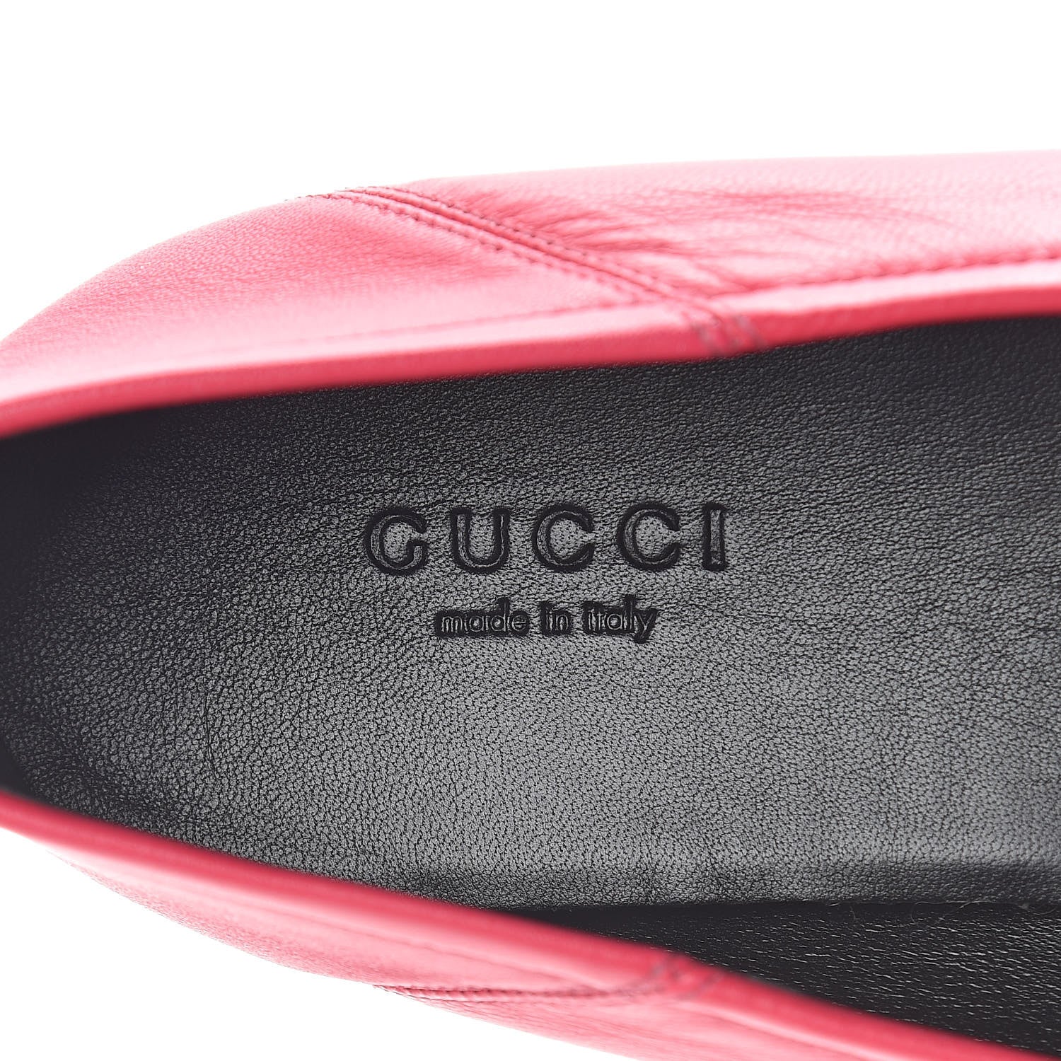 Gucci Lambskin Womens Brixton Horsebit Loafers 39.5 Hot Pink 7 of 12
