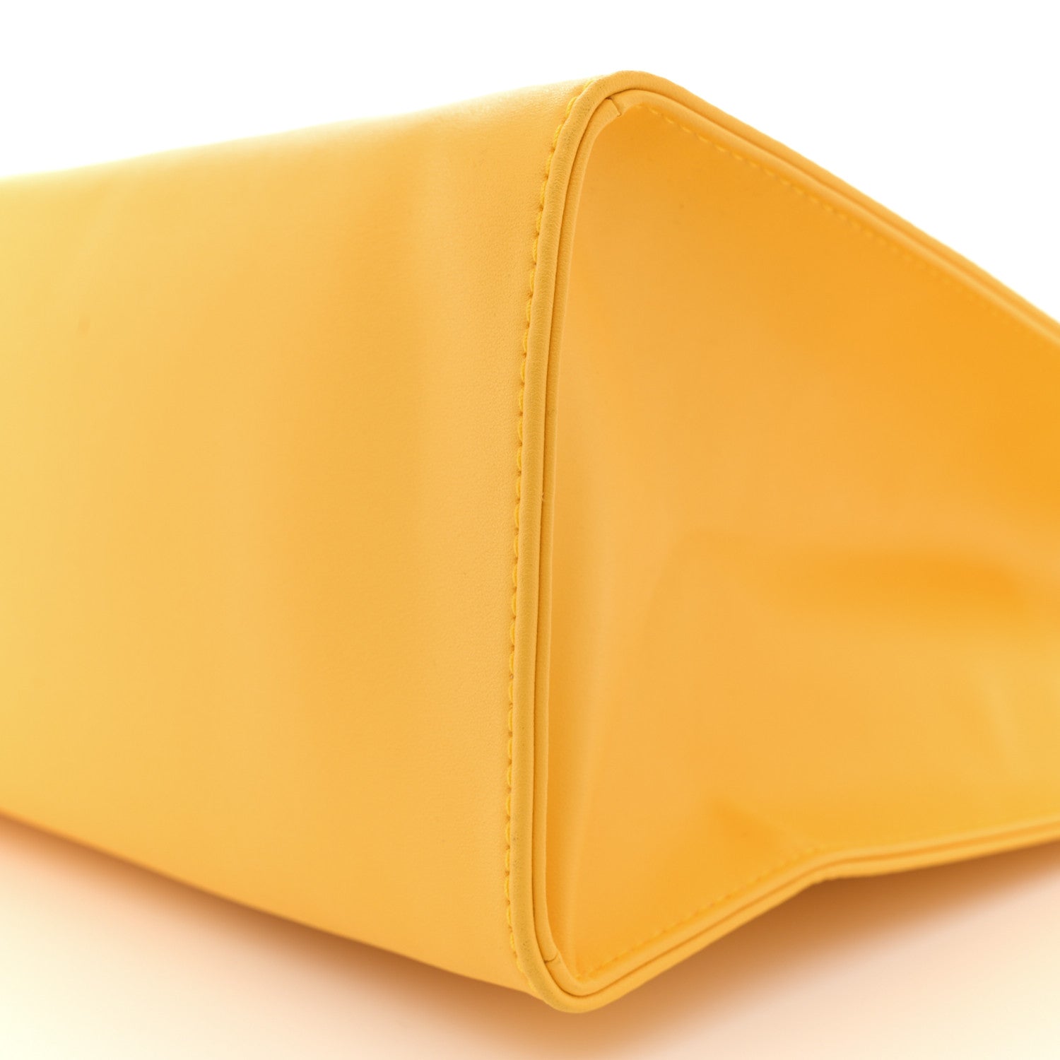 Telfar Vegan Leather Medium Shopping Bag Yellow 10 of 12