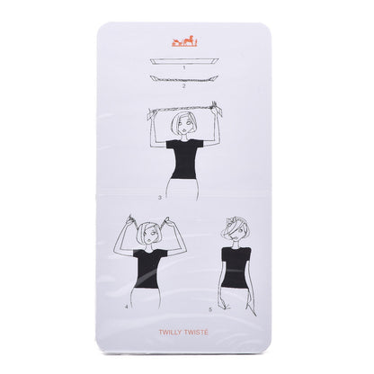 Hermes Knotting Cards Cartes A Nouer Carre Scarf Guide 3 of 4