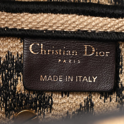 Christian Dior Canvas Mizza Embroidered Saddle Bag Beige Multicolor 6 of 10