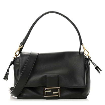 Fendi Nappa Medium Mamma Baguette Black 1 of 12