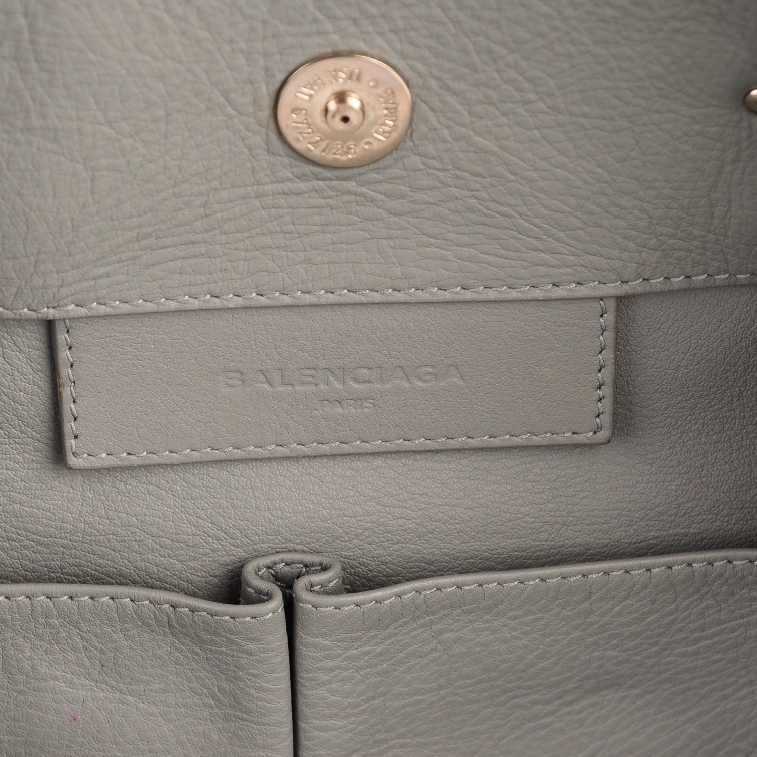 Balenciaga Veau Papier A4 Zip Around Tote Grey 6 of 10