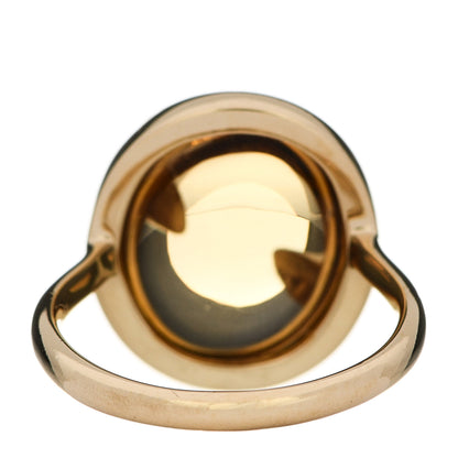 Tiffany 18K Yellow Gold Citrine Paloma Picasso Olive Leaf Ring 49 5 4 of 8