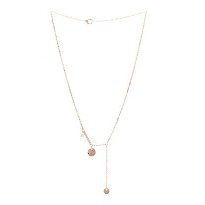 Hermes 18K Rose Gold Diamond TPM Ex-Libris Pendant Necklace 3 of 7