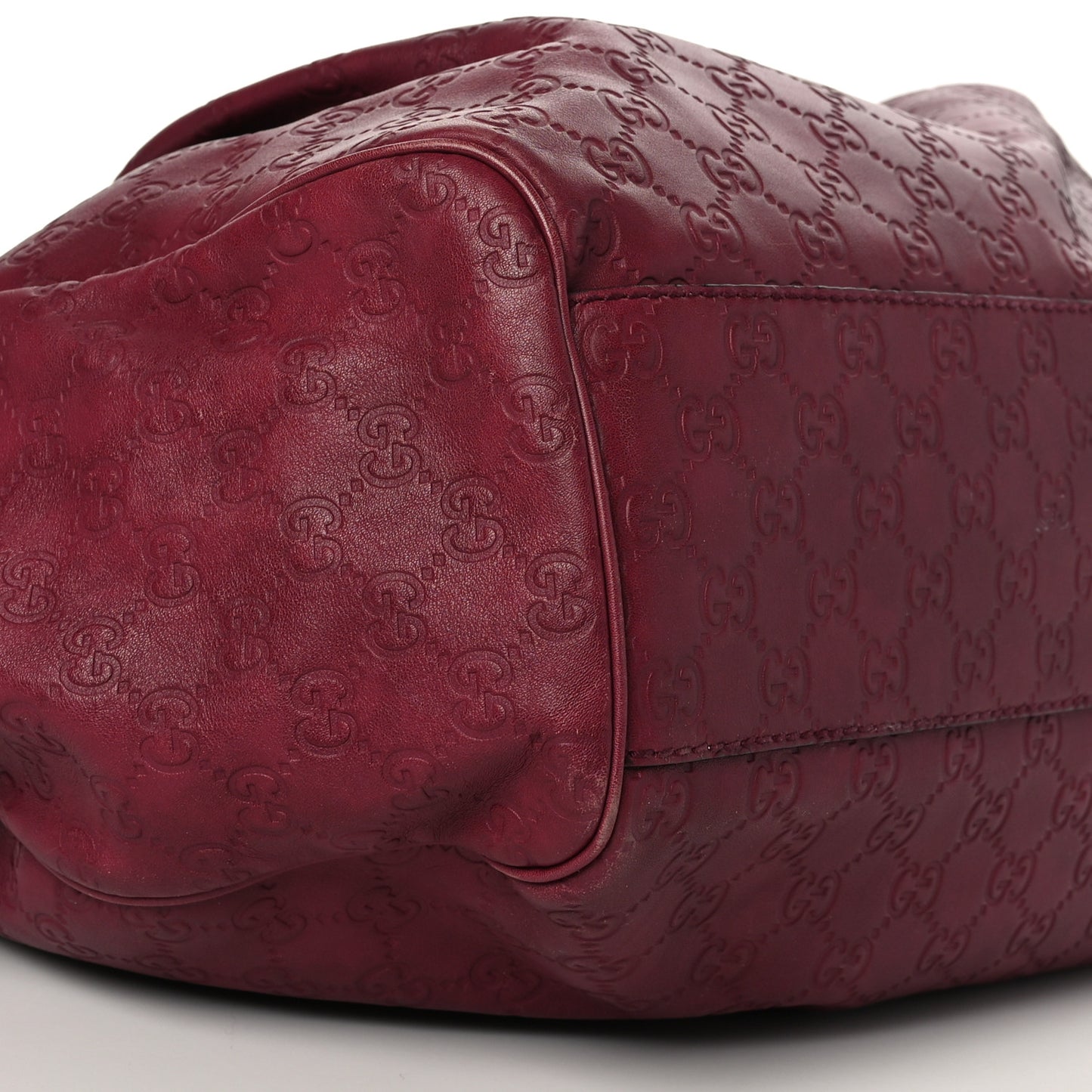 Guccissima Large Sukey Tote Red