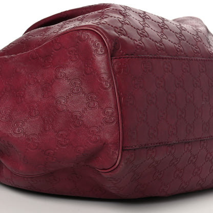 Gucci Guccissima Large Sukey Tote Red 8 of 9