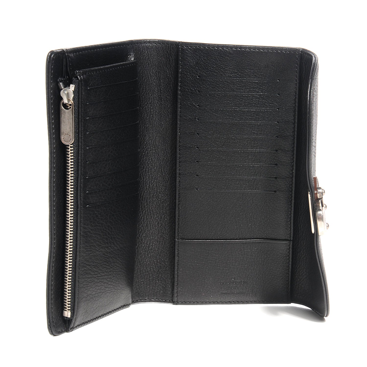 Louis Vuitton Mahina Amelia Wallet Black 6 of 8
