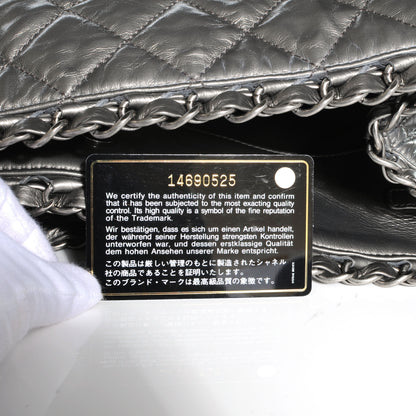 Chanel Calfskin Large Chain Me Tote Light Silver 7 of 8