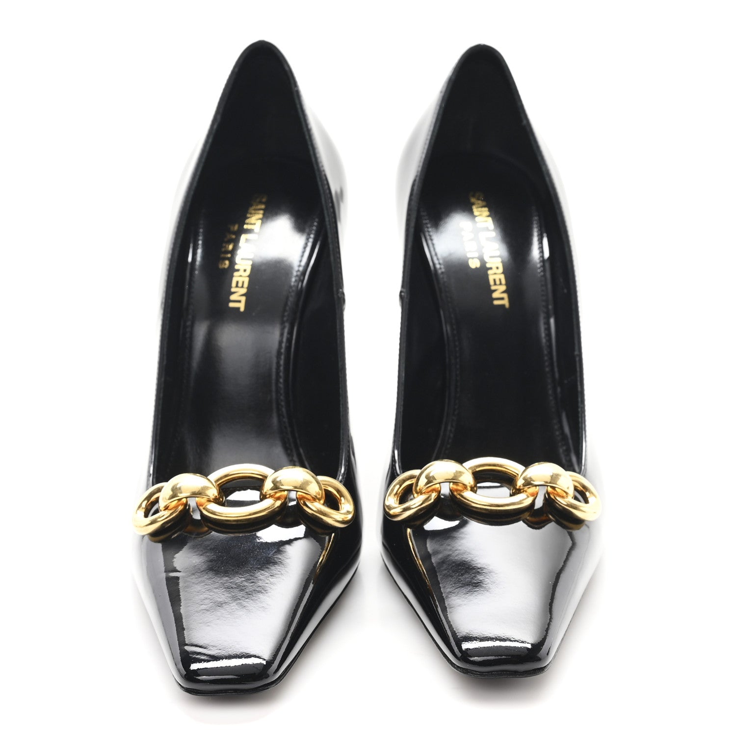 Saint Laurent Patent Silvana 110mm Pumps 37.5 Black 3 of 10