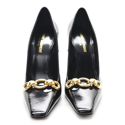 Saint Laurent Patent Silvana 110mm Pumps 37.5 Black 3 of 10