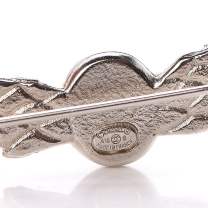Chanel Crystal Wings Brooch Silver 4 of 4
