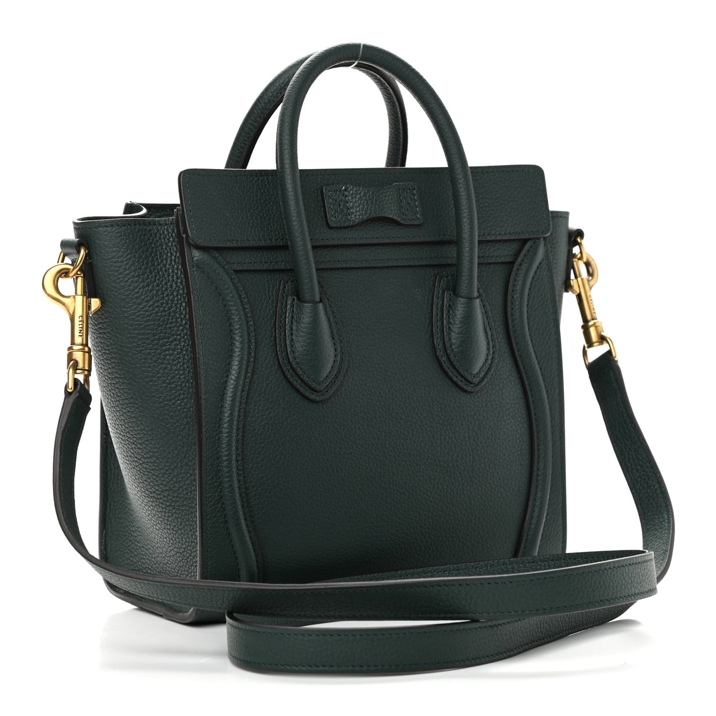 Drummed Calfskin Nano Luggage Amazone