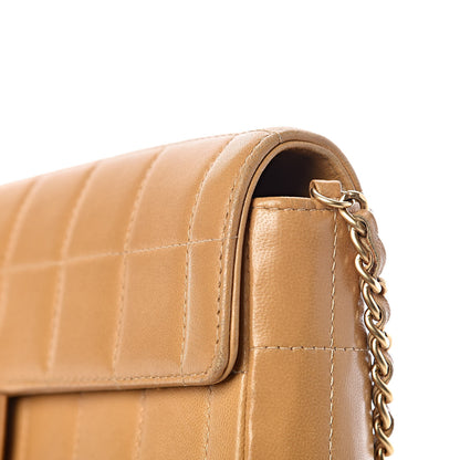 Chanel Lambskin East West Chocolate Bar Flap Beige 12 of 12