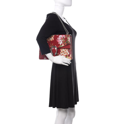 Gucci Calfskin Blooms Print Medium Dionysus Shoulder Bag Romantic Cherry Multicolor 2 of 11