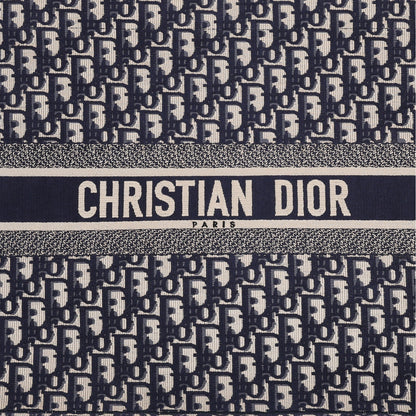 Christian Dior Oblique Large Book Tote Blue Multicolor 7 of 9