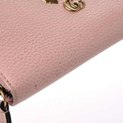 Gucci Calfskin Butterfly Farfalla Zip Around Wallet Perfect Pink 20 of 21