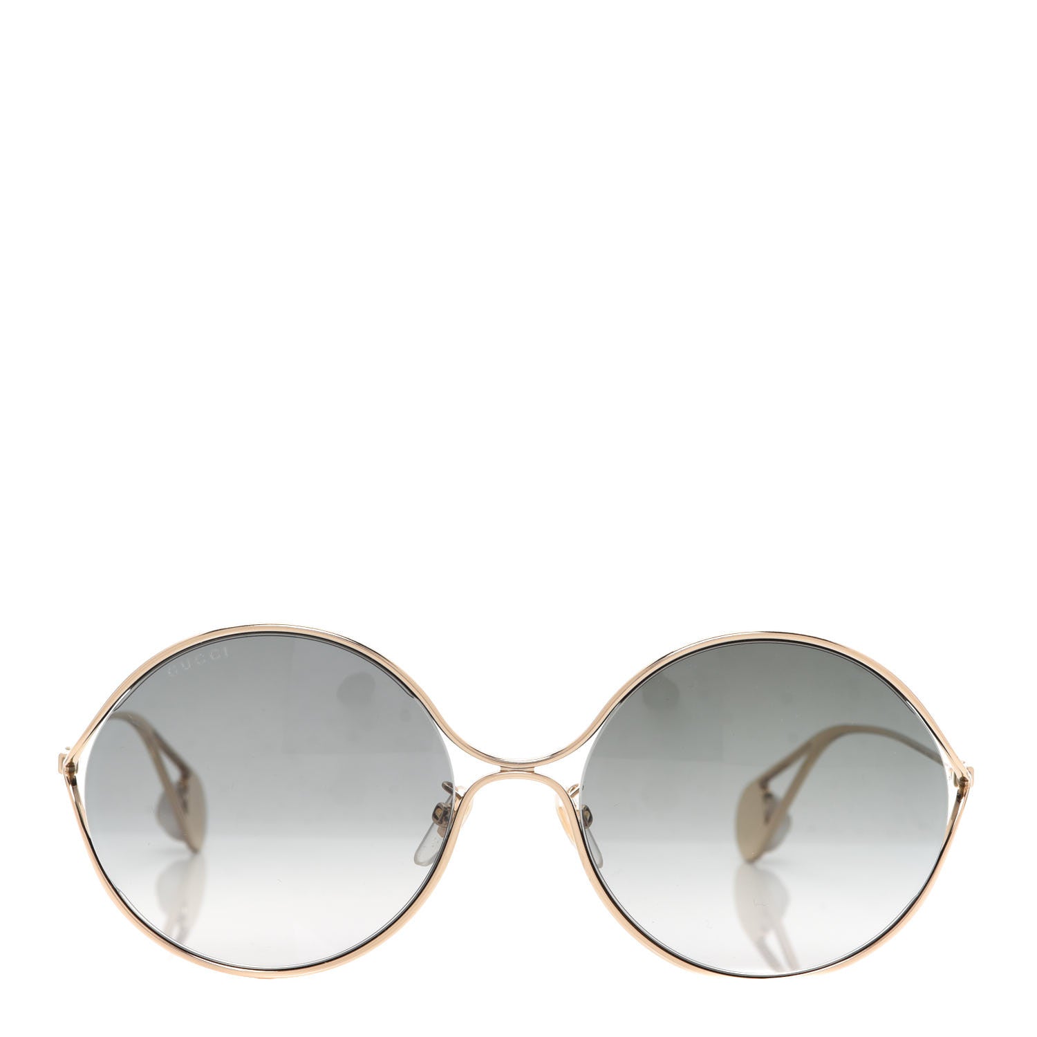 Gucci Round Pearl Tip Sunglasses GG0253SA Gold 2 of 6