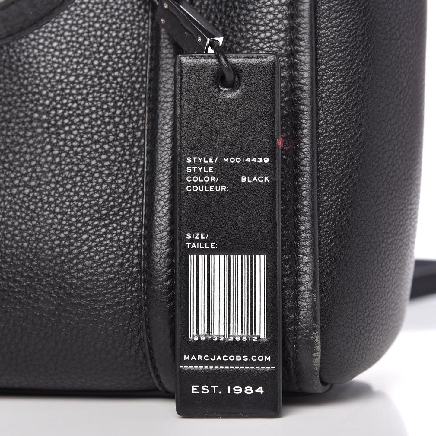 Grained Calfskin The Tag 21 Tote Black