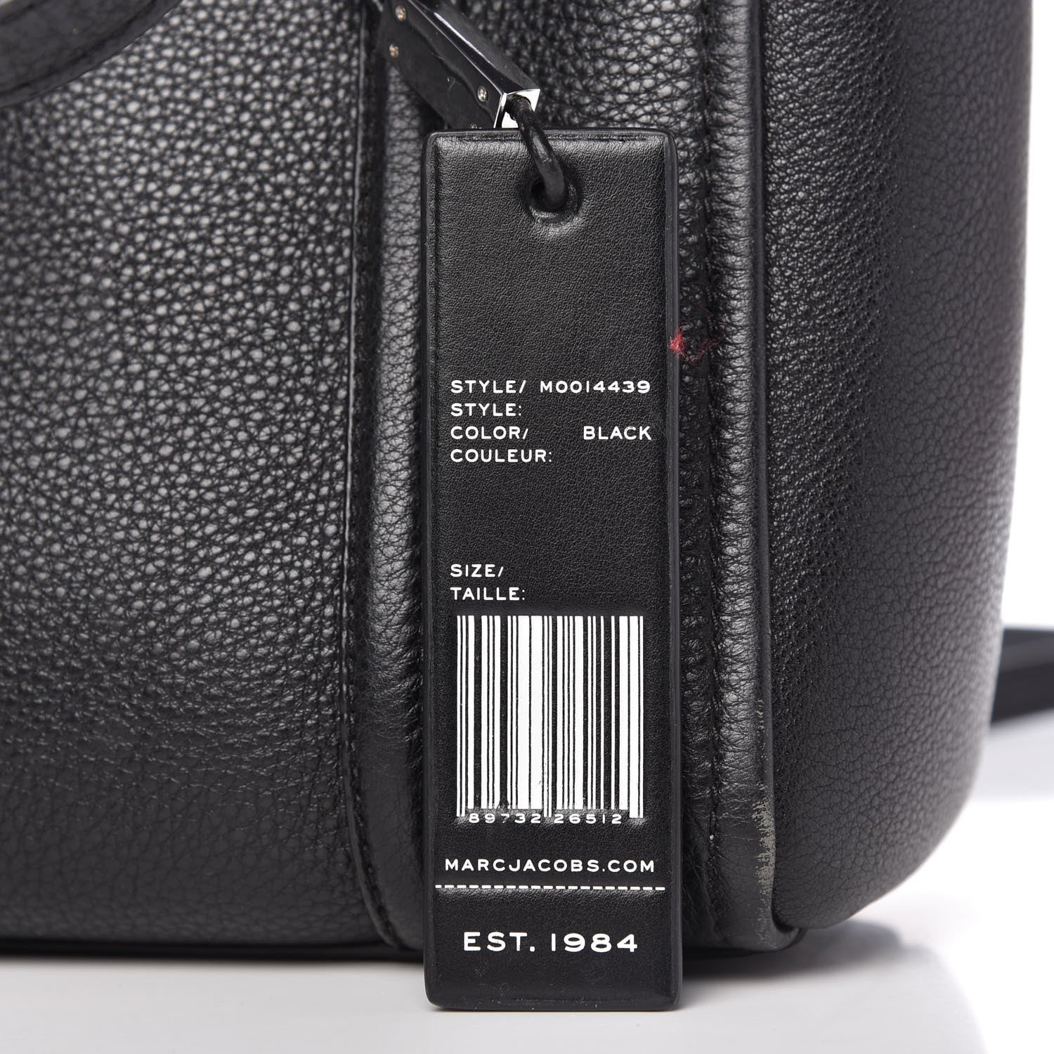 Marc Jacobs Grained Calfskin The Tag 21 Tote Black 12 of 13