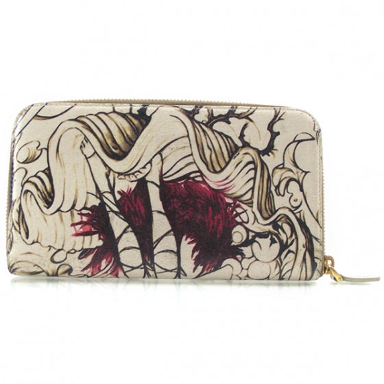 Prada X JAMES JEAN Cervo Lux Fairy Print Zip Around Wallet 2 of 10