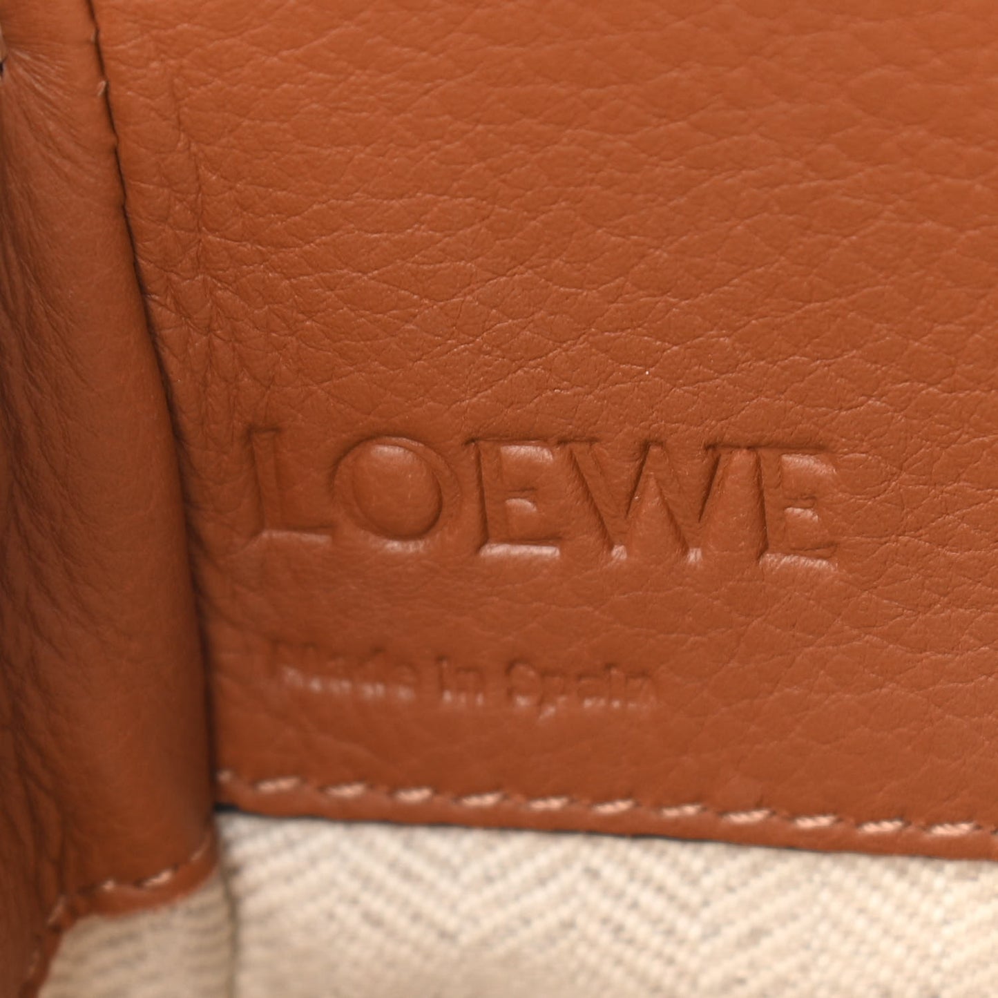 Calfskin Mini Hammock Shoulder Bag Tan