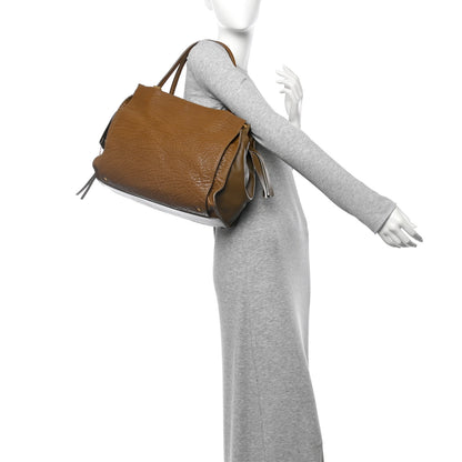 Chloe Pebbled Calfskin Dree Shoulder Bag Nut 2 of 12