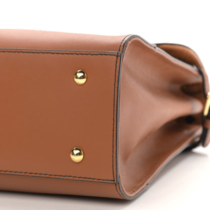 MCM Visetos Top Handle Satchel Cognac 6 of 11
