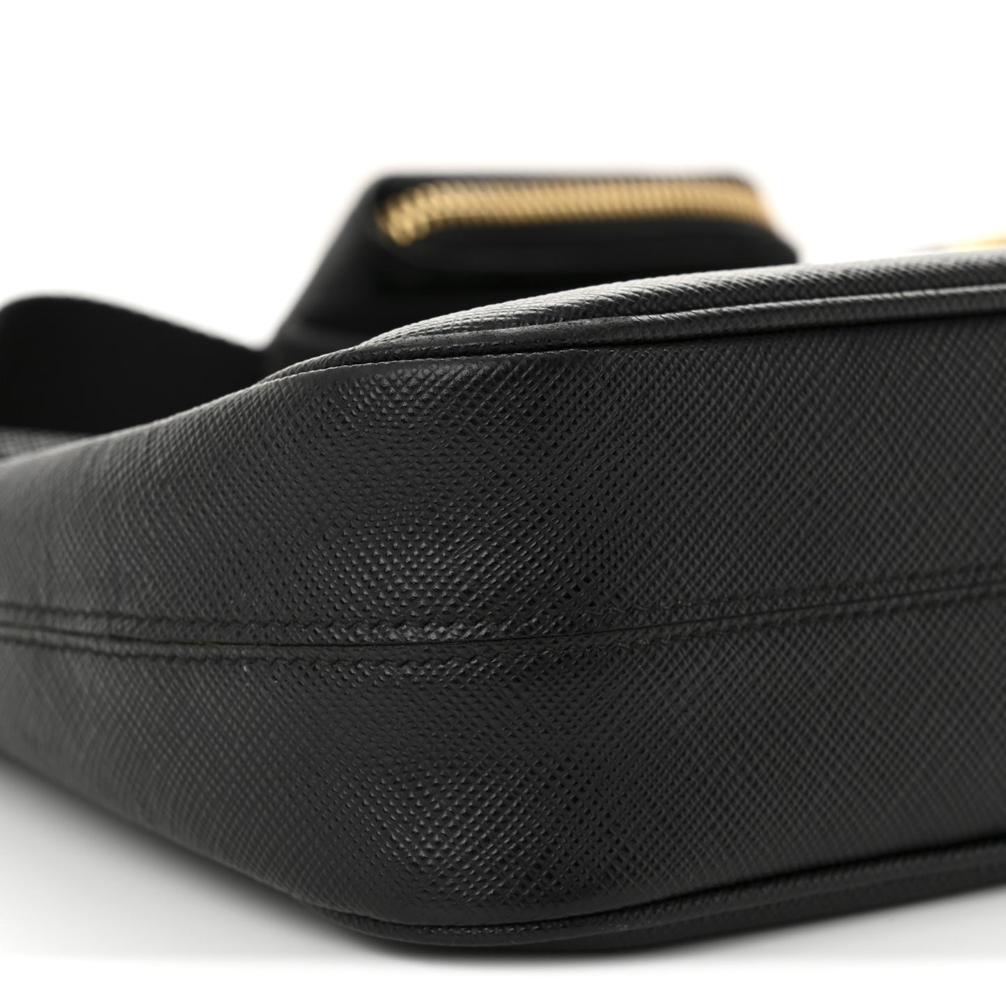 Saffiano Lux Re-Edition 2005 Shoulder Bag Black