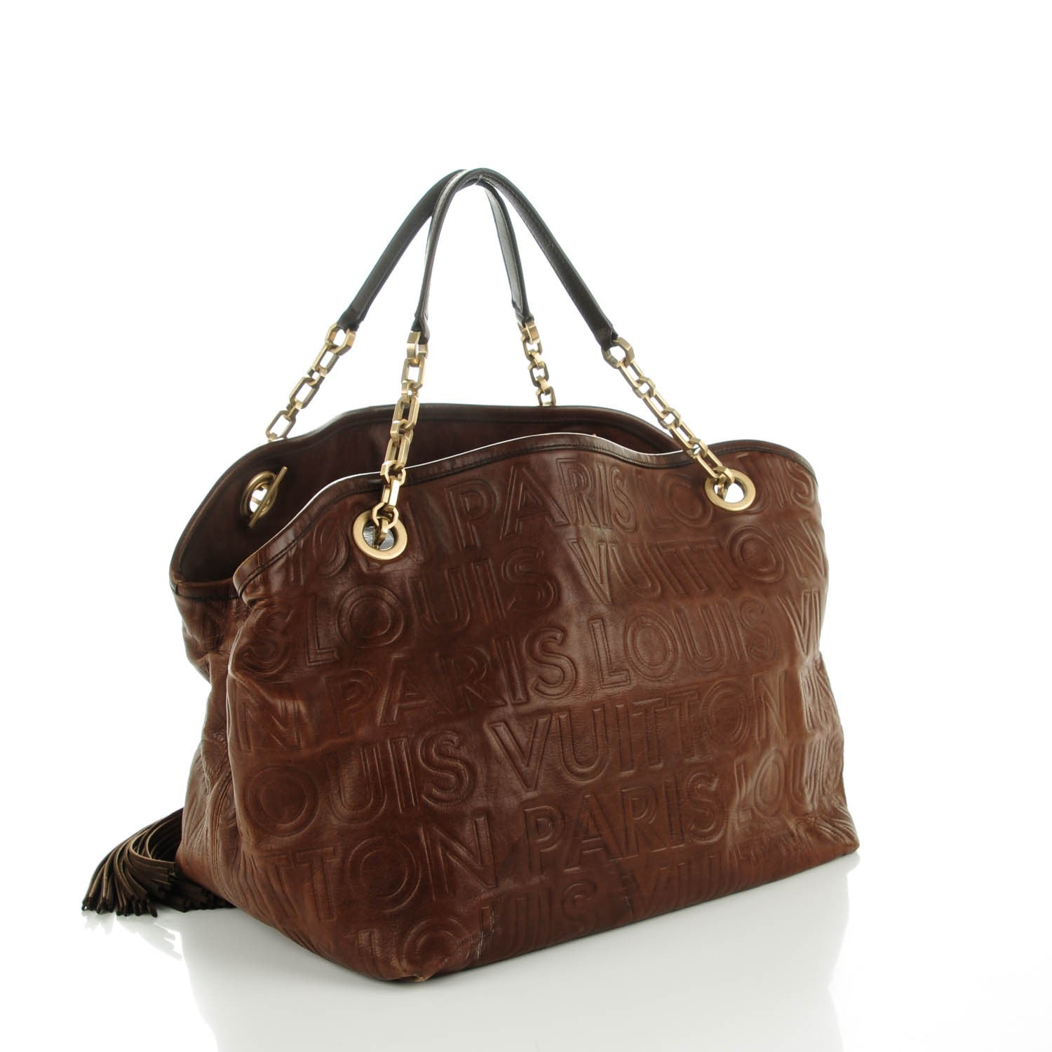 Louis Vuitton Monogram Paris Souple Whisper PM Chocolate 3 of 8