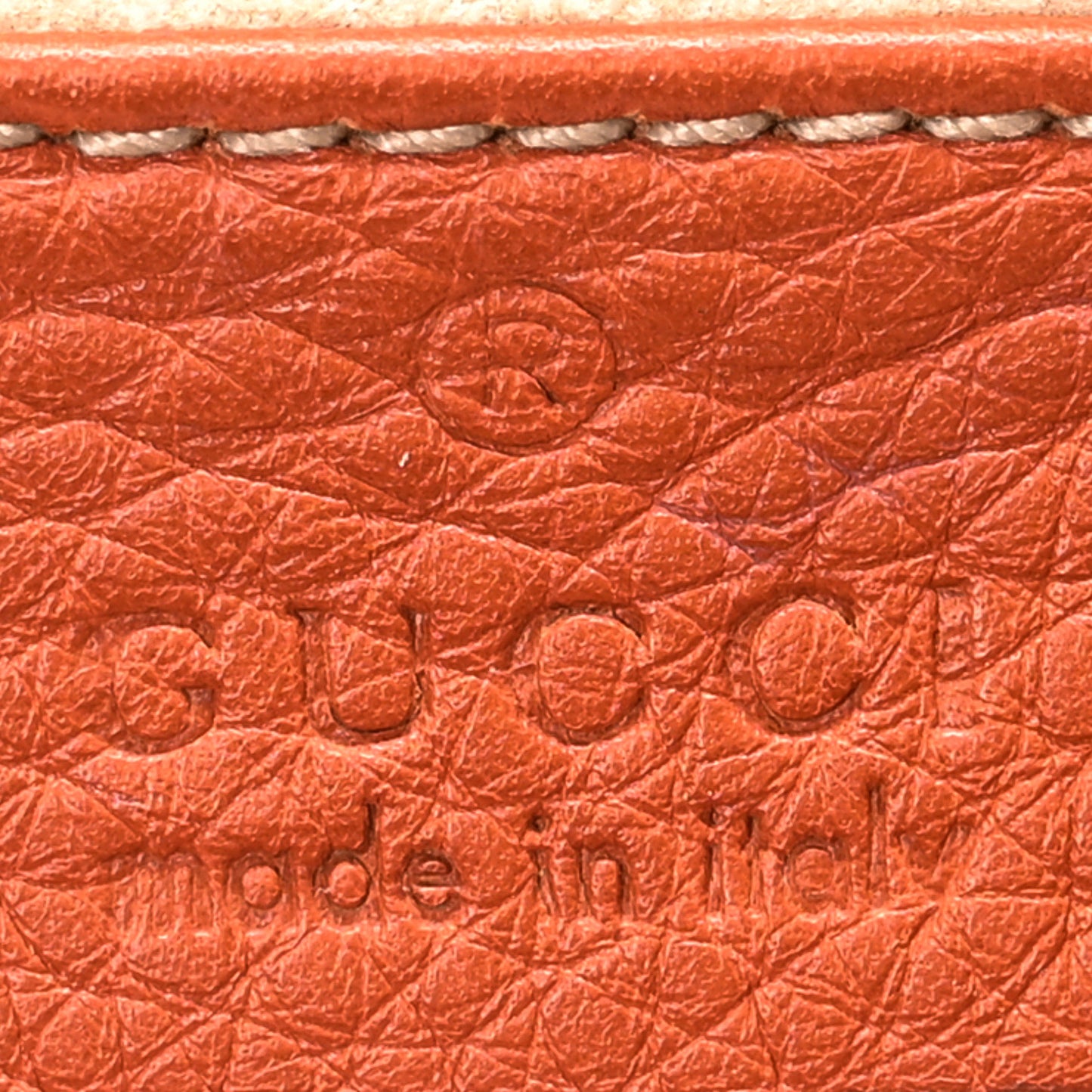 Pebbled Calfskin Small 1973 Chain Shoulder Bag Orange