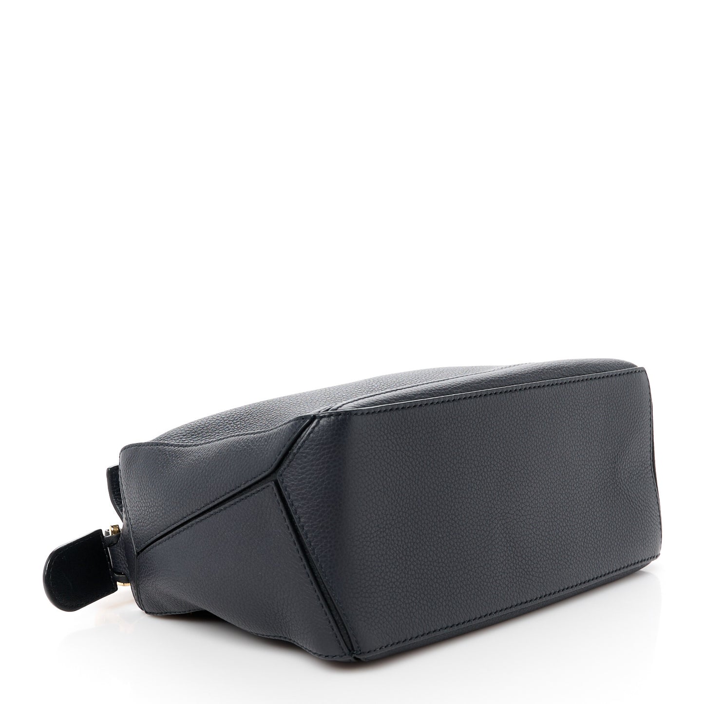 Calfskin Small Puzzle Bag Midnight Blue Black