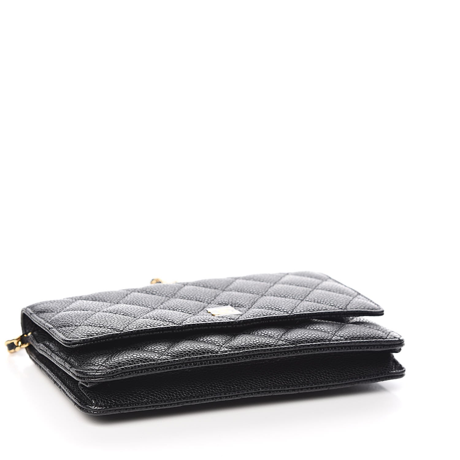 Chanel Caviar Quilted Wallet On Chain WOC Black 4 of 12