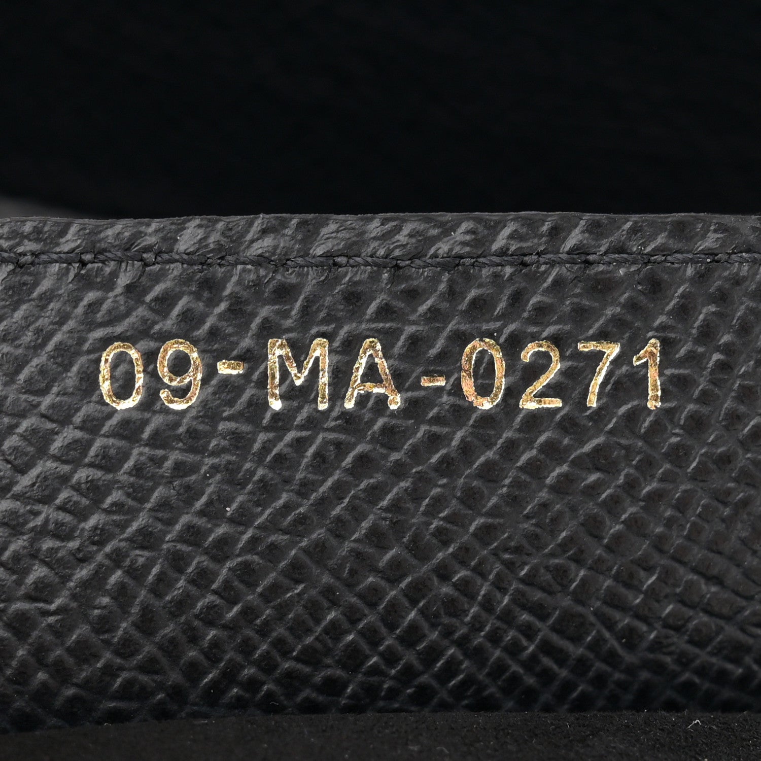 Christian Dior Grained Calfskin Saddle Bag Black 7 of 12