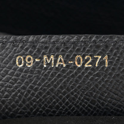 Christian Dior Grained Calfskin Saddle Bag Black 7 of 12