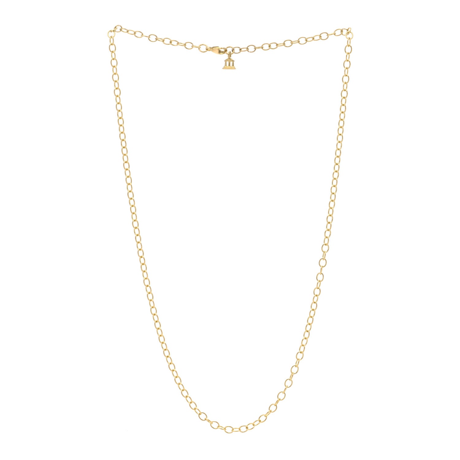 Temple St. Clair 18K Yellow Gold Extra Small Chain Necklace 18" 3 of 5