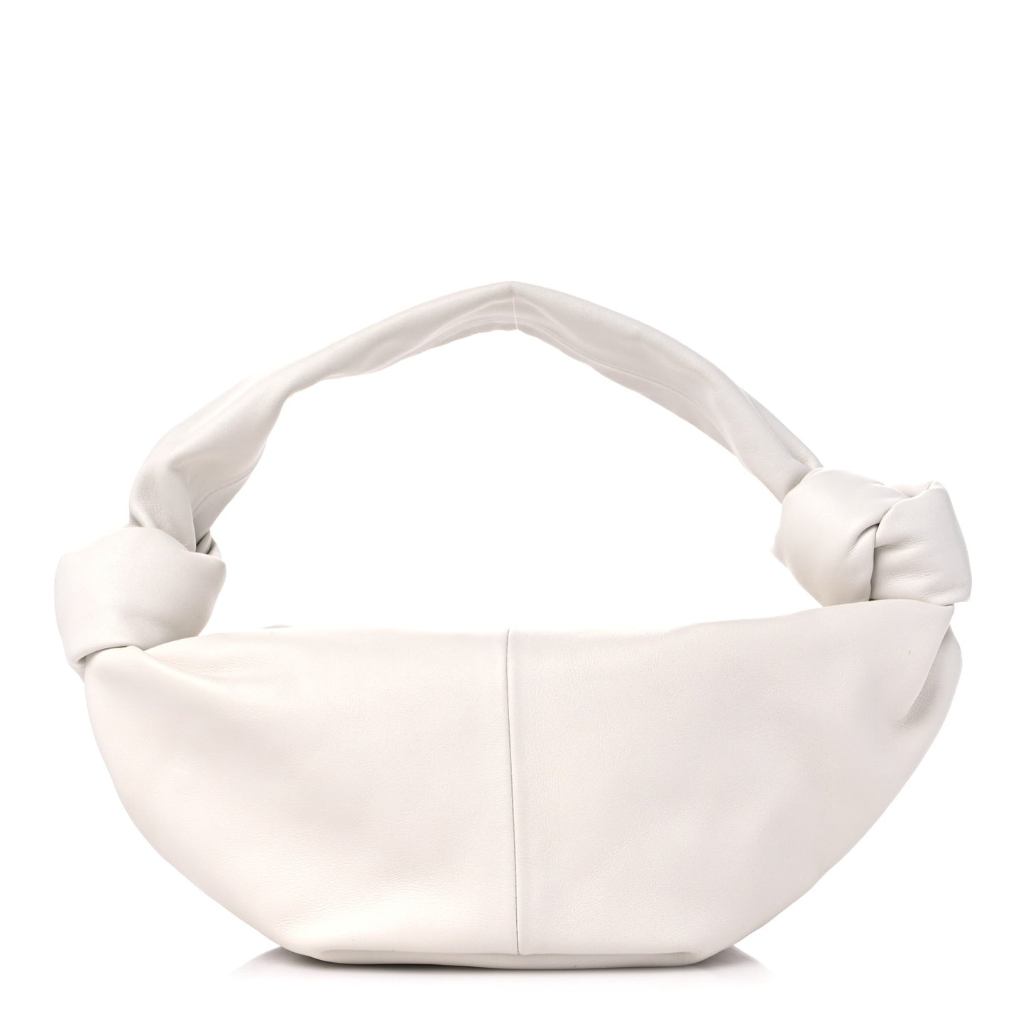 Calfskin Mini Double Knot Bag White