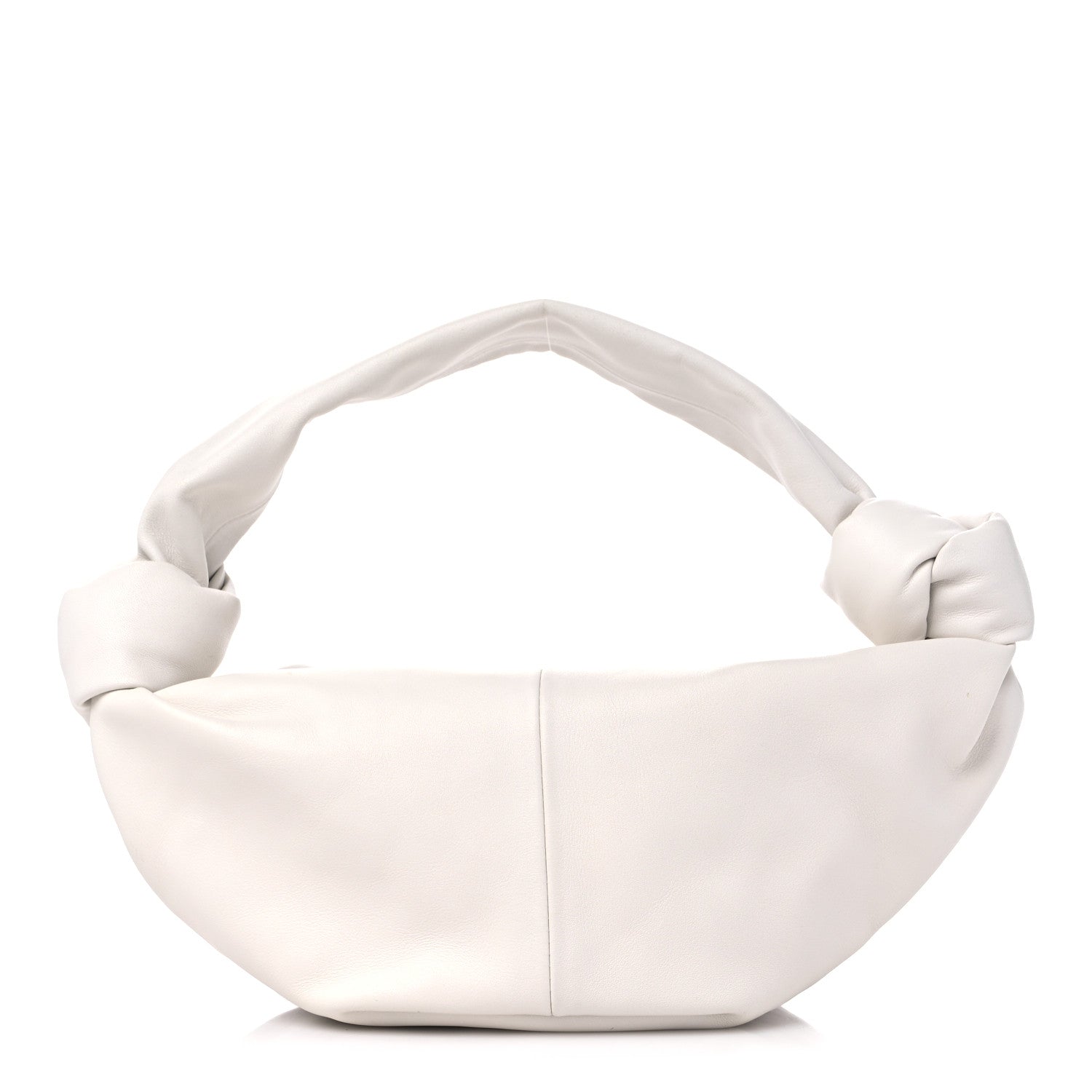 Bottega Veneta Calfskin Mini Double Knot Bag White 1 of 9