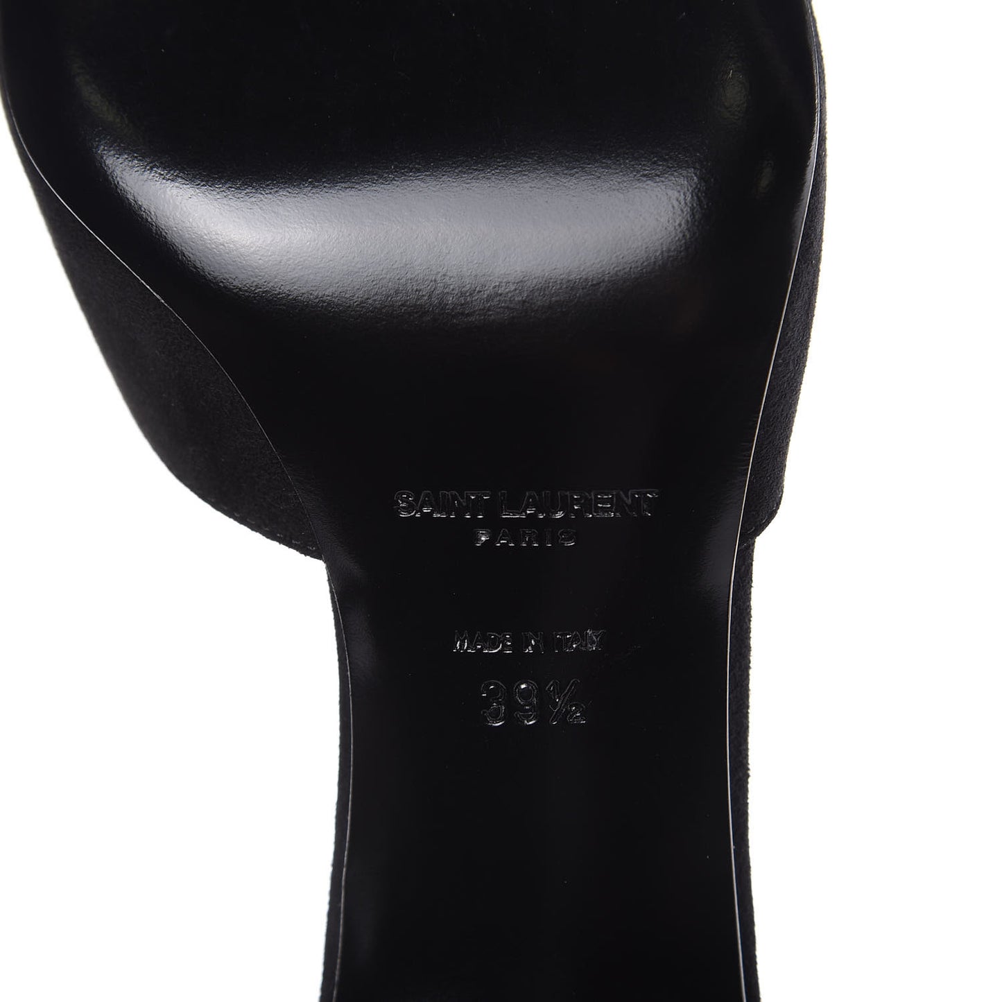 Kid Scamosciato Skinny D'Orsay 105 Pumps 39.5 Black