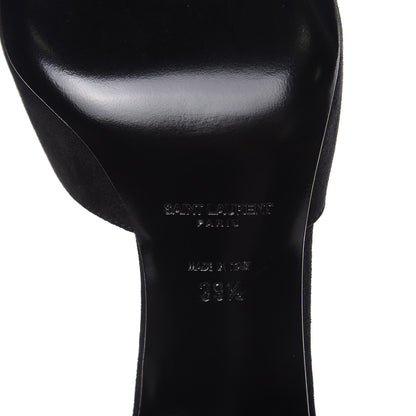 Saint Laurent Kid Scamosciato Skinny D'Orsay 105 Pumps 39.5 Black 7 of 9