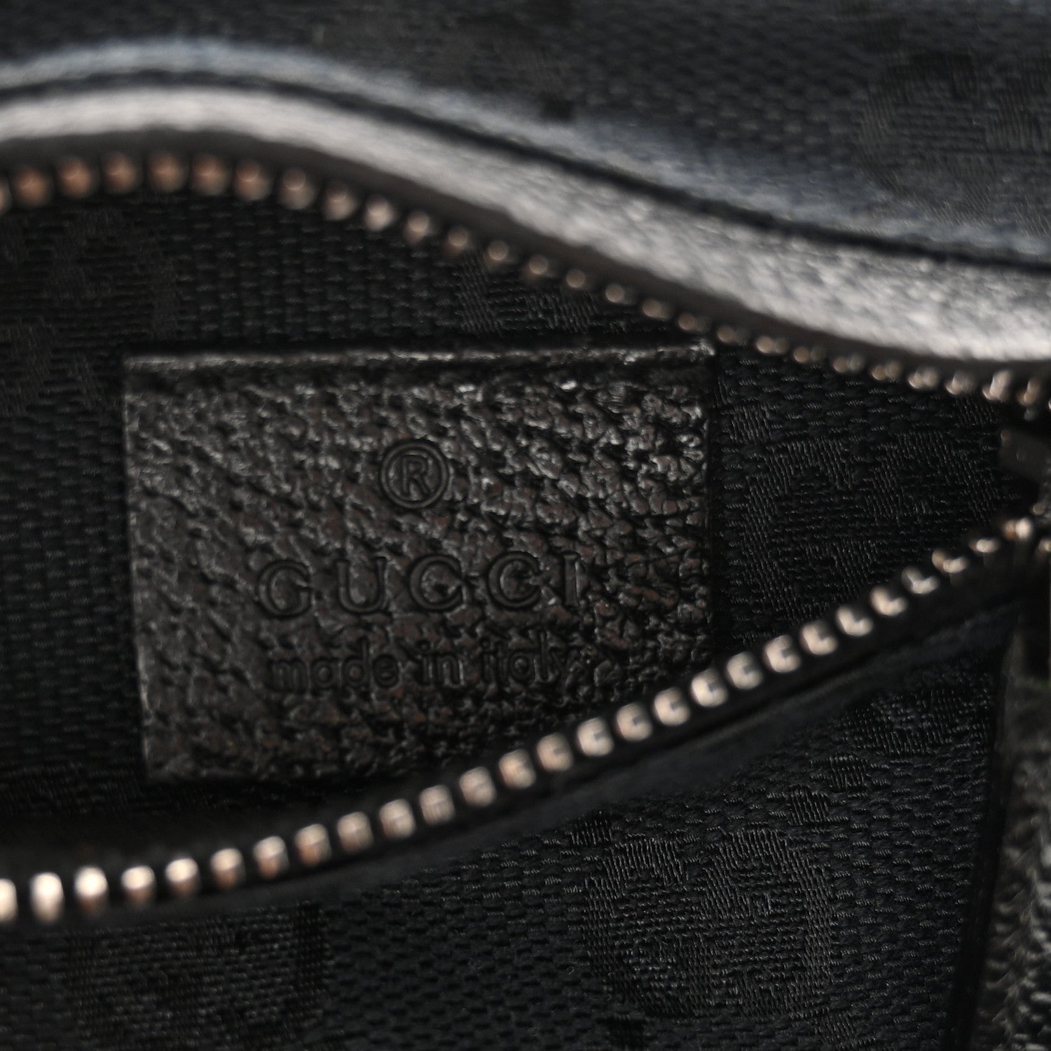 Gucci GG Monogram Double Pocket Belt Bag Black 7 of 11